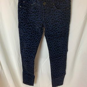 Free people cheetah print jeans size 24